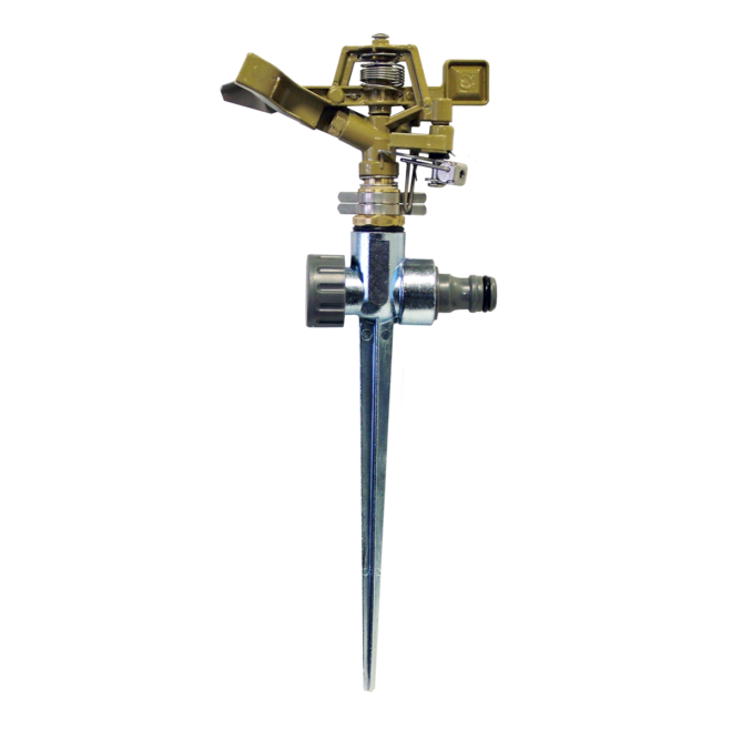 Metal Impact Sprinkler on Spike - Holman Industries